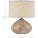 Kenmare 24.5 inch 100.00 watt Textured Antique Brown Table Lamp Portable Light
