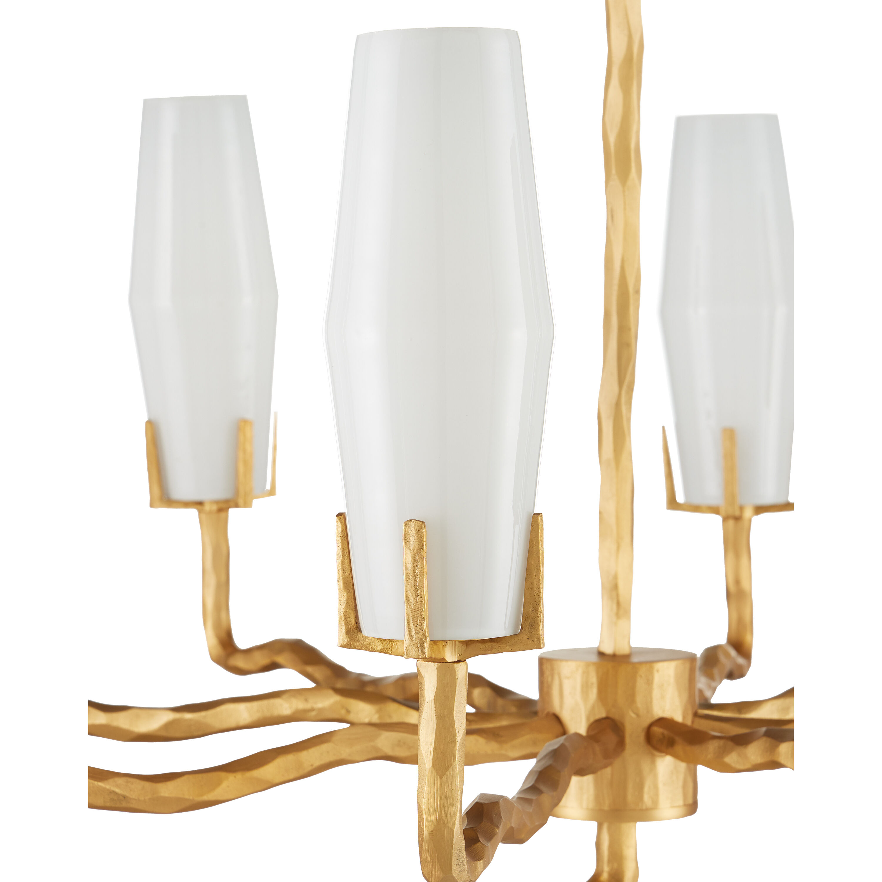 Mathilda 8 Light 36 inch White/Matte Gold Chandelier Ceiling Light