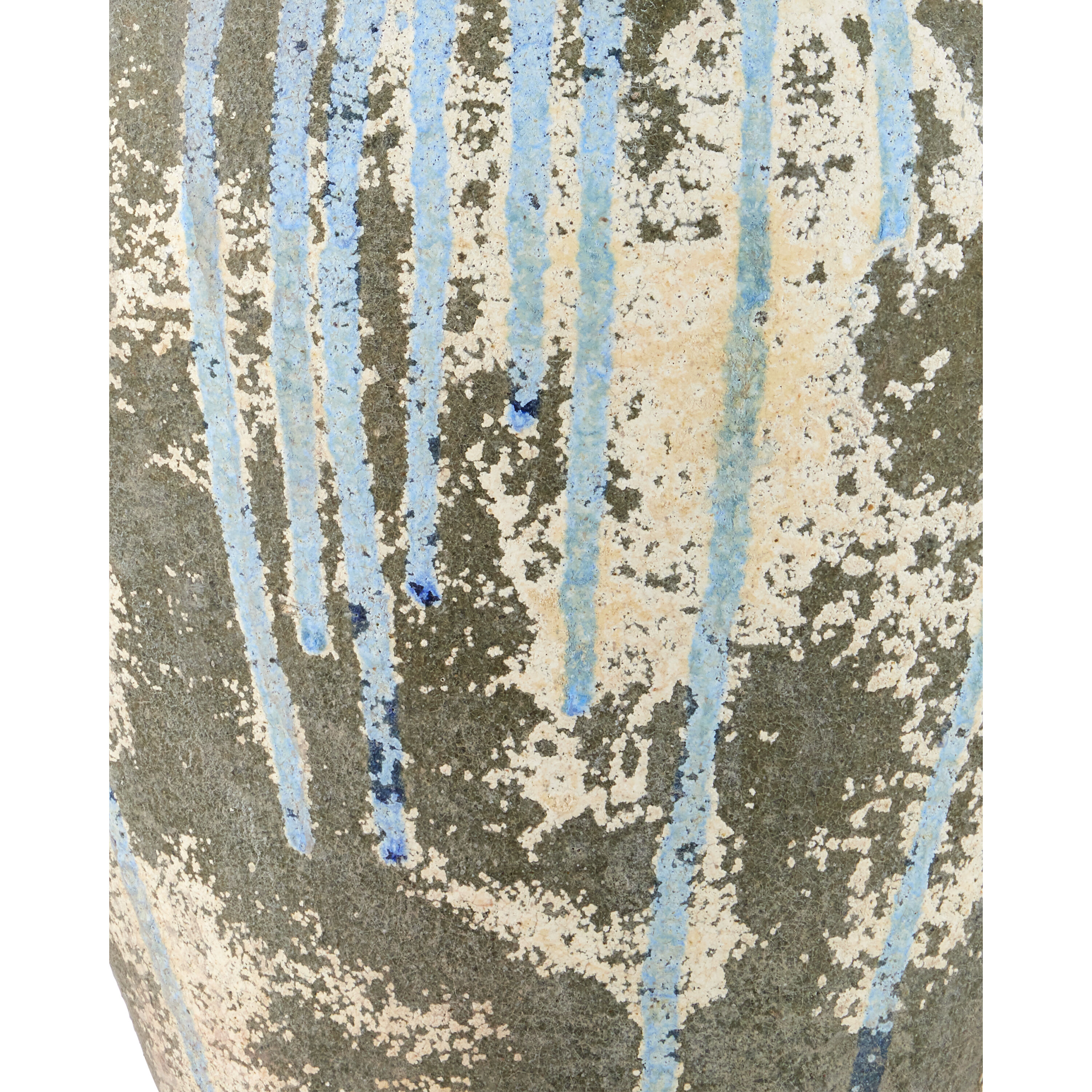 Catania 23 inch 60.00 watt Antique Blue Drip Table Lamp Portable Light