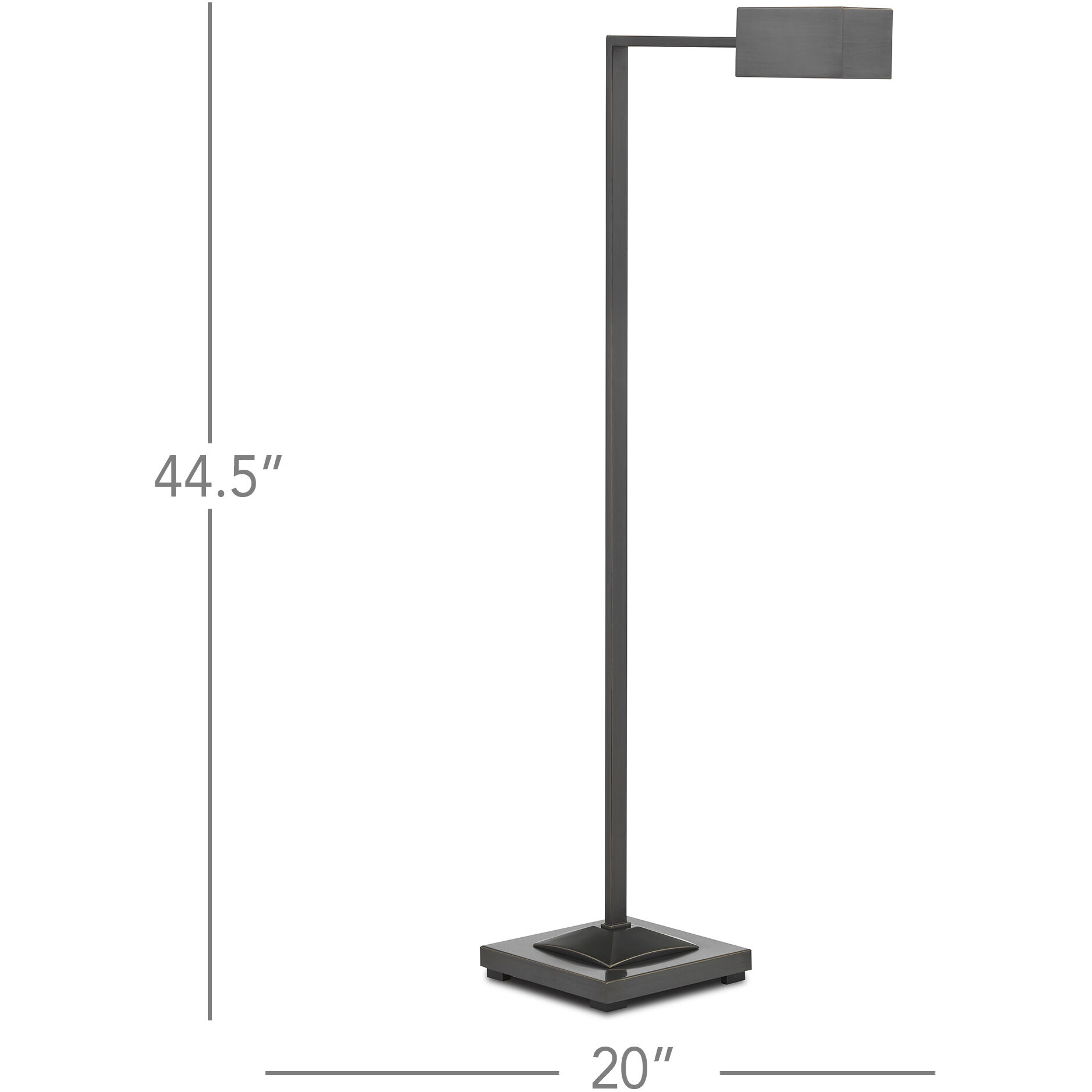 Ruxley 44.5 inch 25 watt Oil Rubbed Bronze Floor Lamp Portable Light