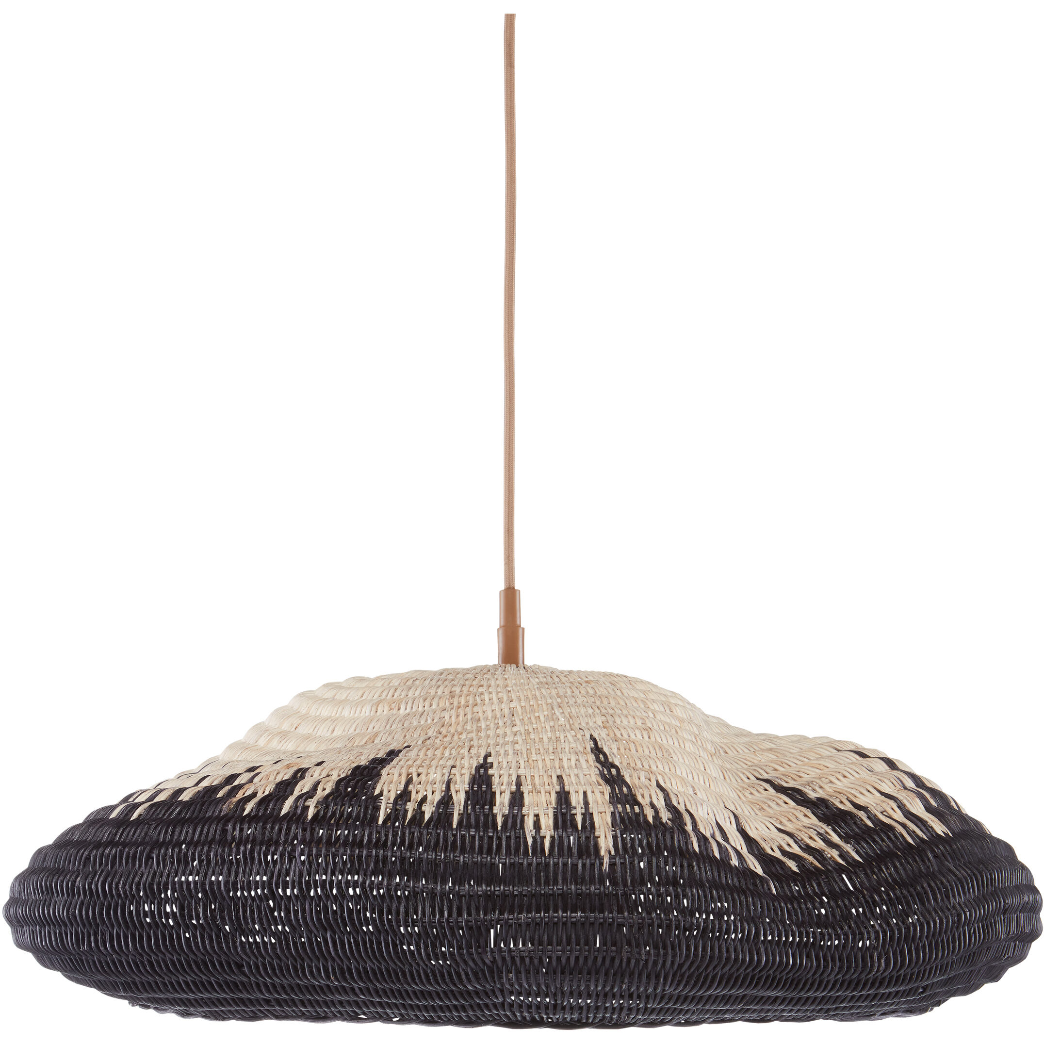 Comme Des Paniers 1 Light 23 inch Khaki/Black Pendant Ceiling Light