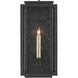 Wright 1 Light 19.5 inch Midnight Outdoor Wall Sconce, Small