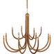 Samsara 12 Light 48 inch Natural/Saddle Tan Chandelier Ceiling Light, Large