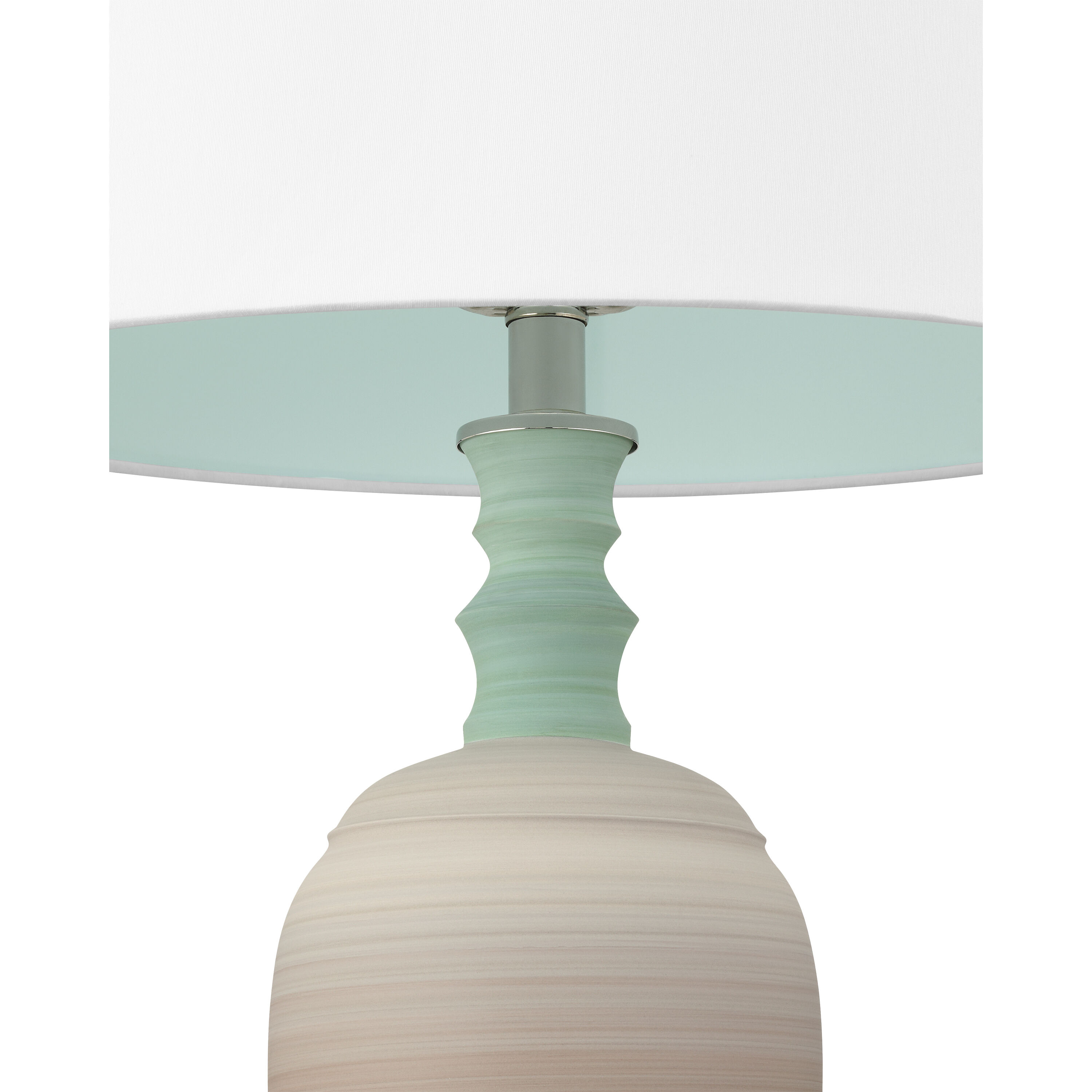 Happy 80's 30.25 inch 150.00 watt Brown/Light Blue/Clear Table Lamp Portable Light