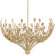 Maypan 4 Light 23.5 inch Coco Cream/Natural Chandelier Ceiling Light