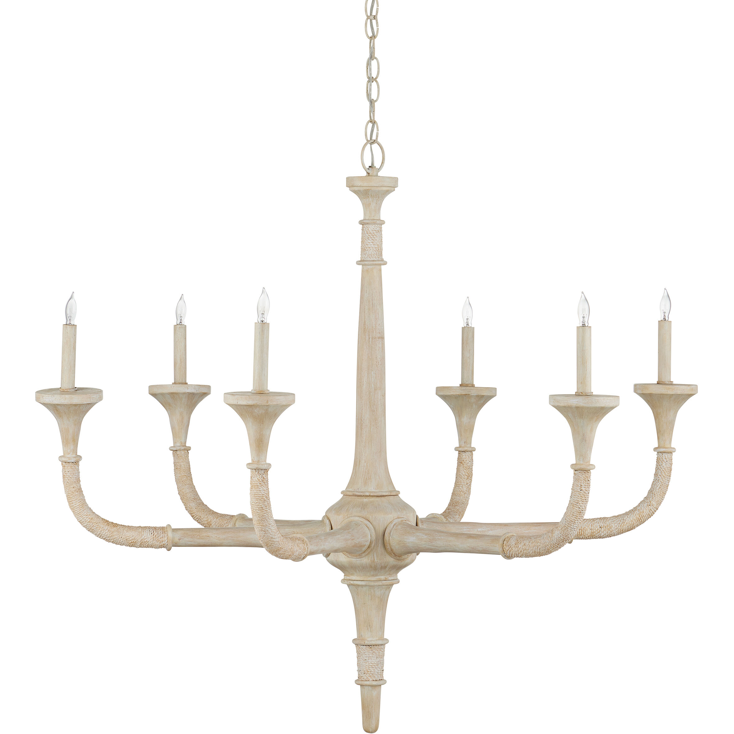 Aleister 6 Light 43.5 inch Sandstone Chandelier Ceiling Light