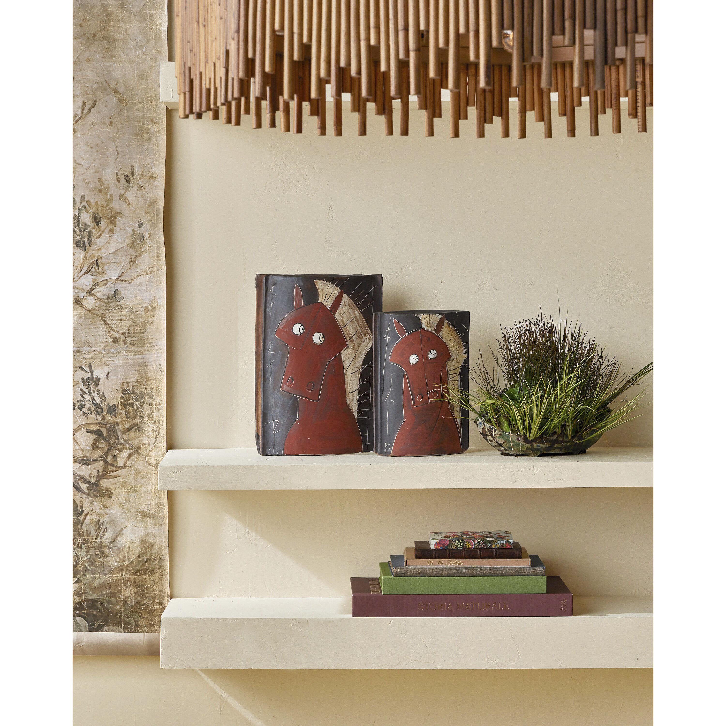 Artistic Horse 14 X 10 inch Vase, Large