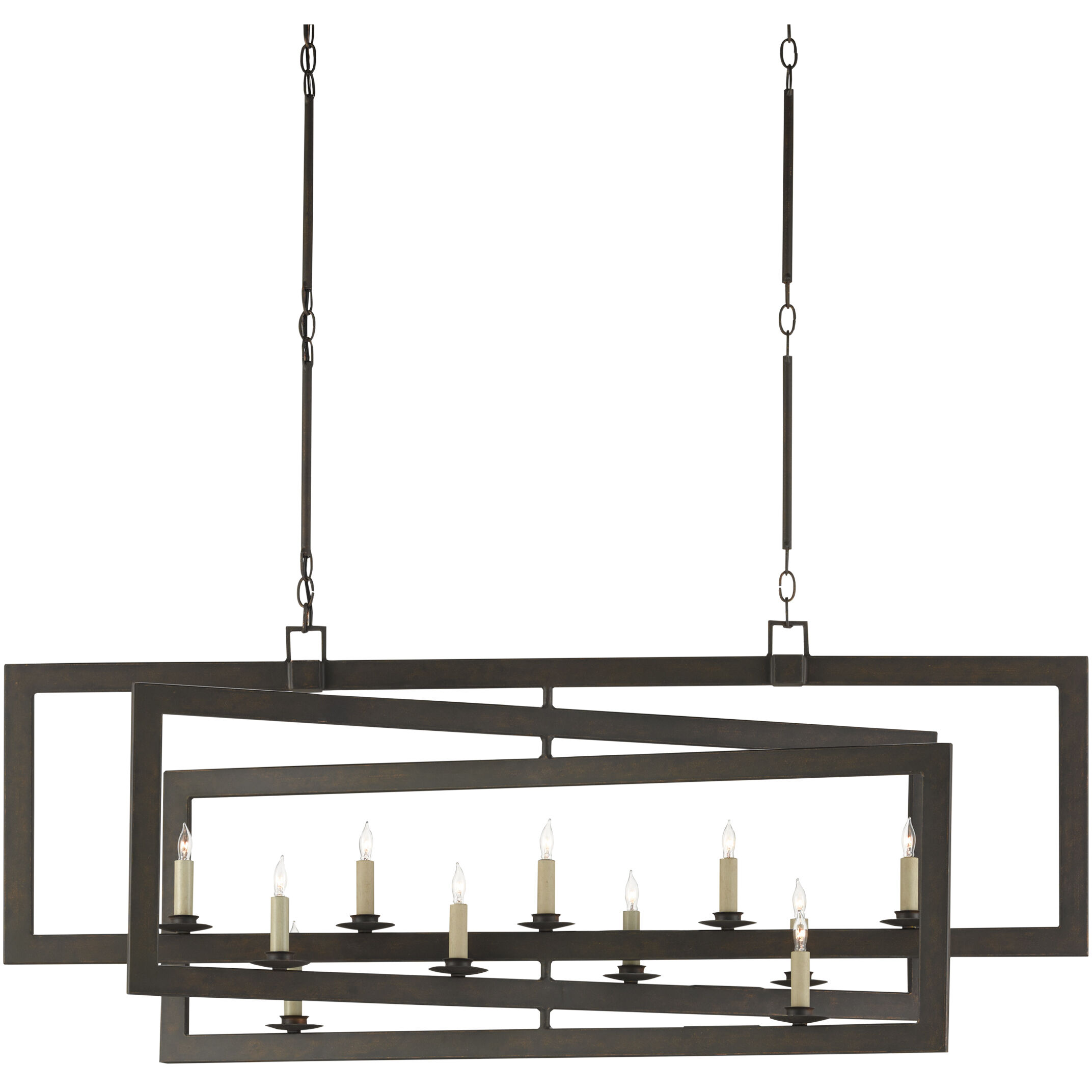 Middleton 11 Light 54 inch Bronze Gold Chandelier Ceiling Light