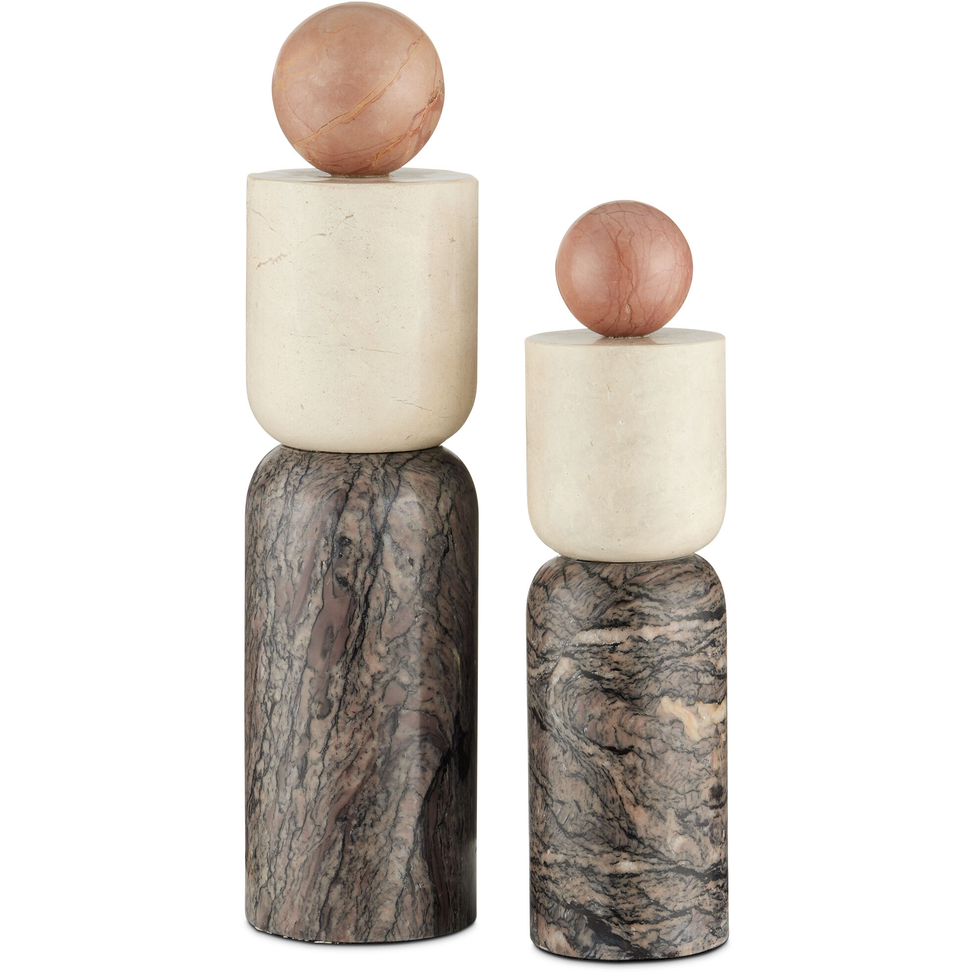 Moreno Natural Decorative Objects, Set of 2