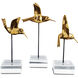 Hummingbirds 13 X 5.75 inch Sculptures, Set of 3