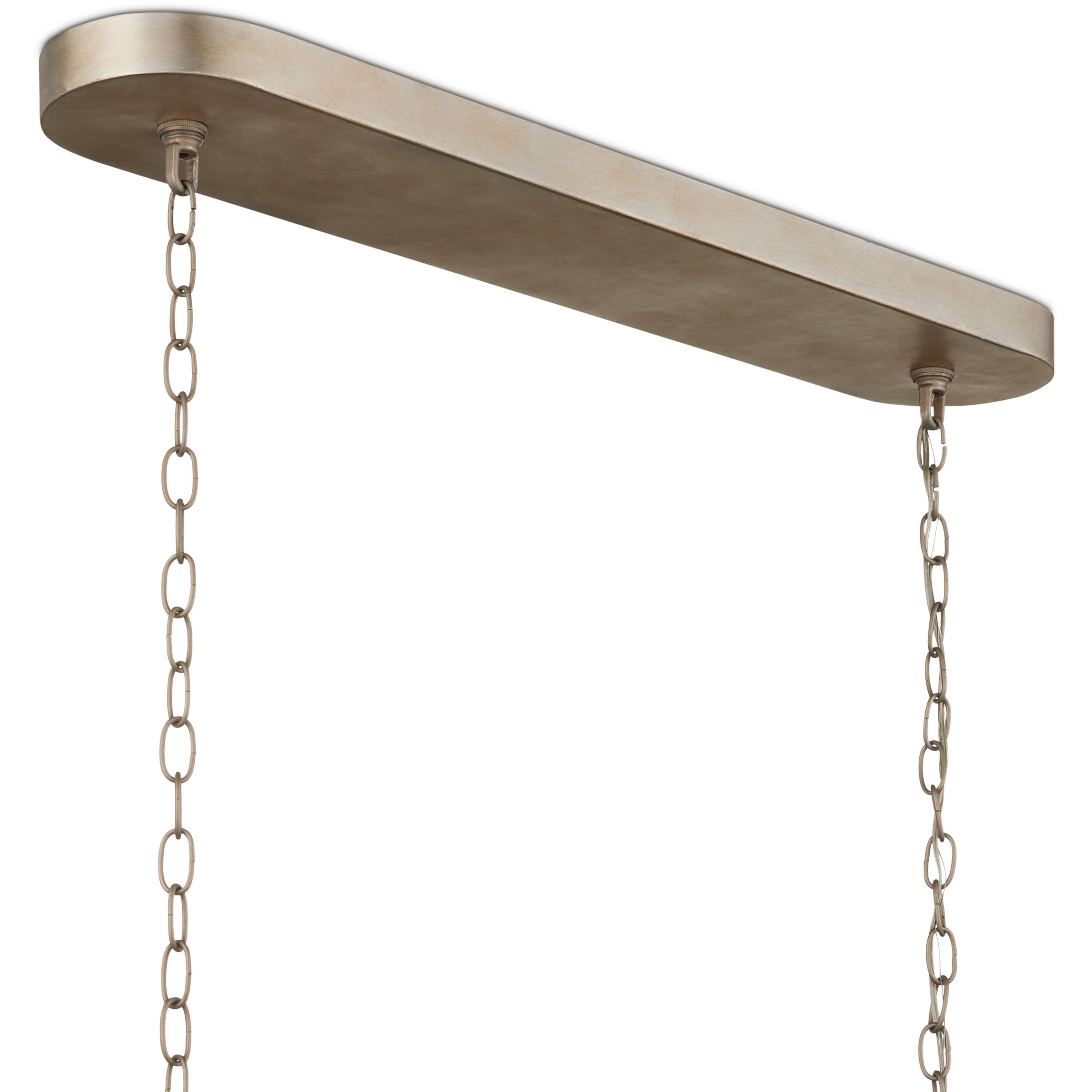 Bardi 8 Light 41.25 inch Contemporary Silver Leaf Oval Chandelier Ceiling Light