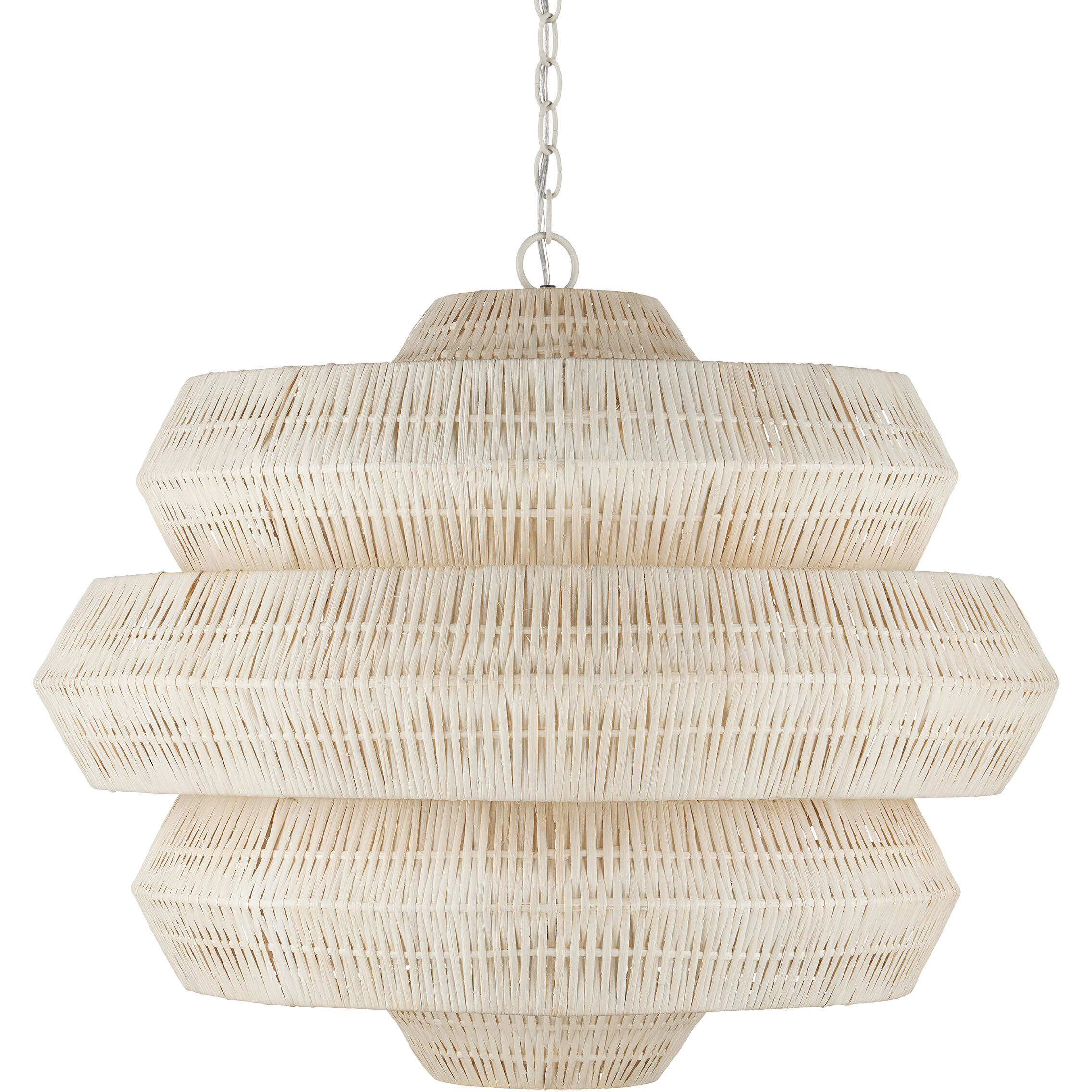 Antibes 9 Light 30 inch Bleached/Snow White Chandelier Ceiling Light
