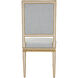 Ines Ivory and Antique Gold Chair