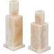 Lithos 8 X 2.5 inch Candle Holders, Set of 2