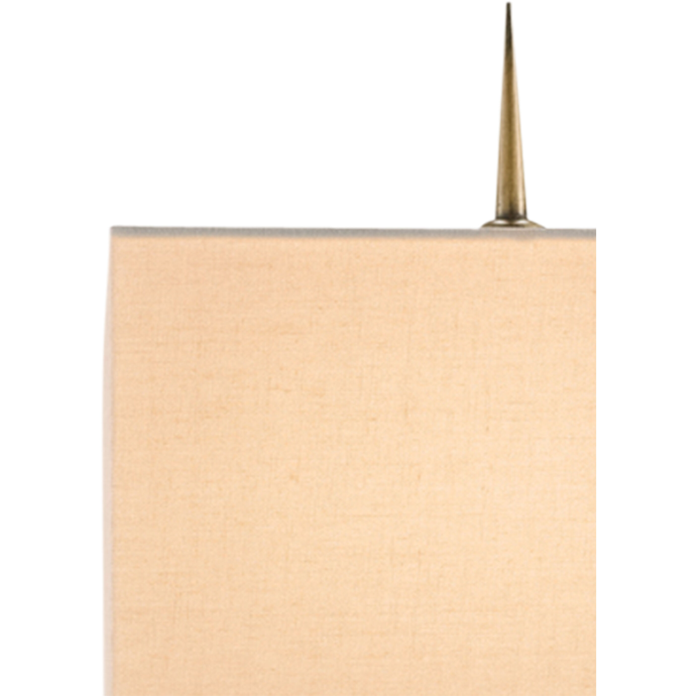 Thompson 40 inch 100 watt Brass/White Console Lamp Portable Light