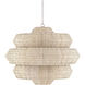Antibes 18 Light 48 inch Bleached Natural/Snow White Chandelier Ceiling Light, Grande