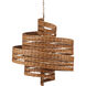 Saisei 5 Light 32 inch Natural/Khaki Chandelier Ceiling Light, Hiroshi Koshitaka Collection