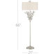 Forget-Me-Not 66 inch 100.00 watt Clear/Silver Leaf Floor Lamp Portable Light