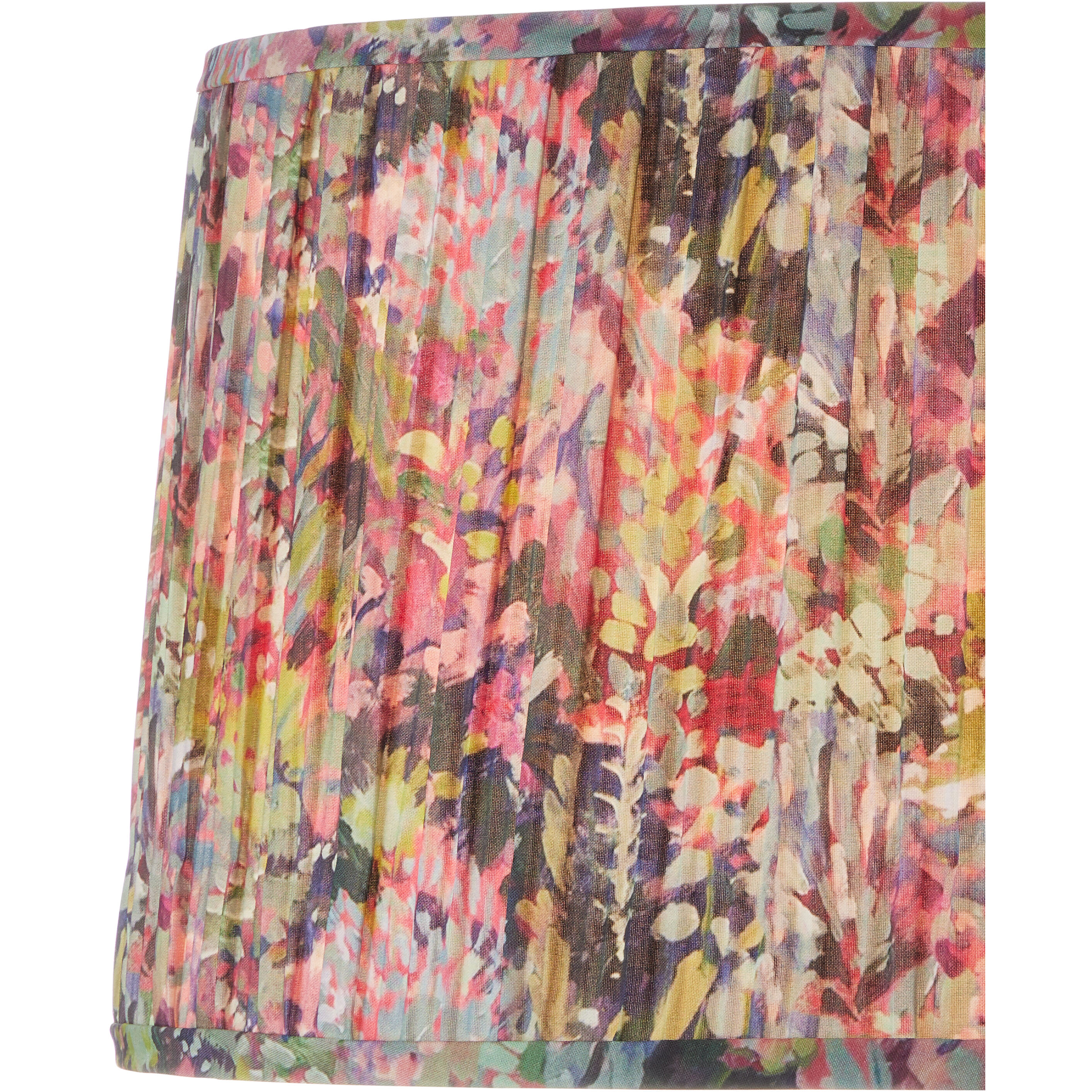 Wildflower Magenta/Green/Blue Tapered Lamp Shade