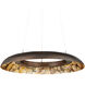 Tairagai 1 Light 32.25 inch Natural/Bronze Gold Chandelier Ceiling Light