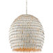 Overlay 3 Light 24 inch White Pendant Ceiling Light