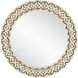 Ellaria 30 inch Natural and Brass and Mirror Mirror