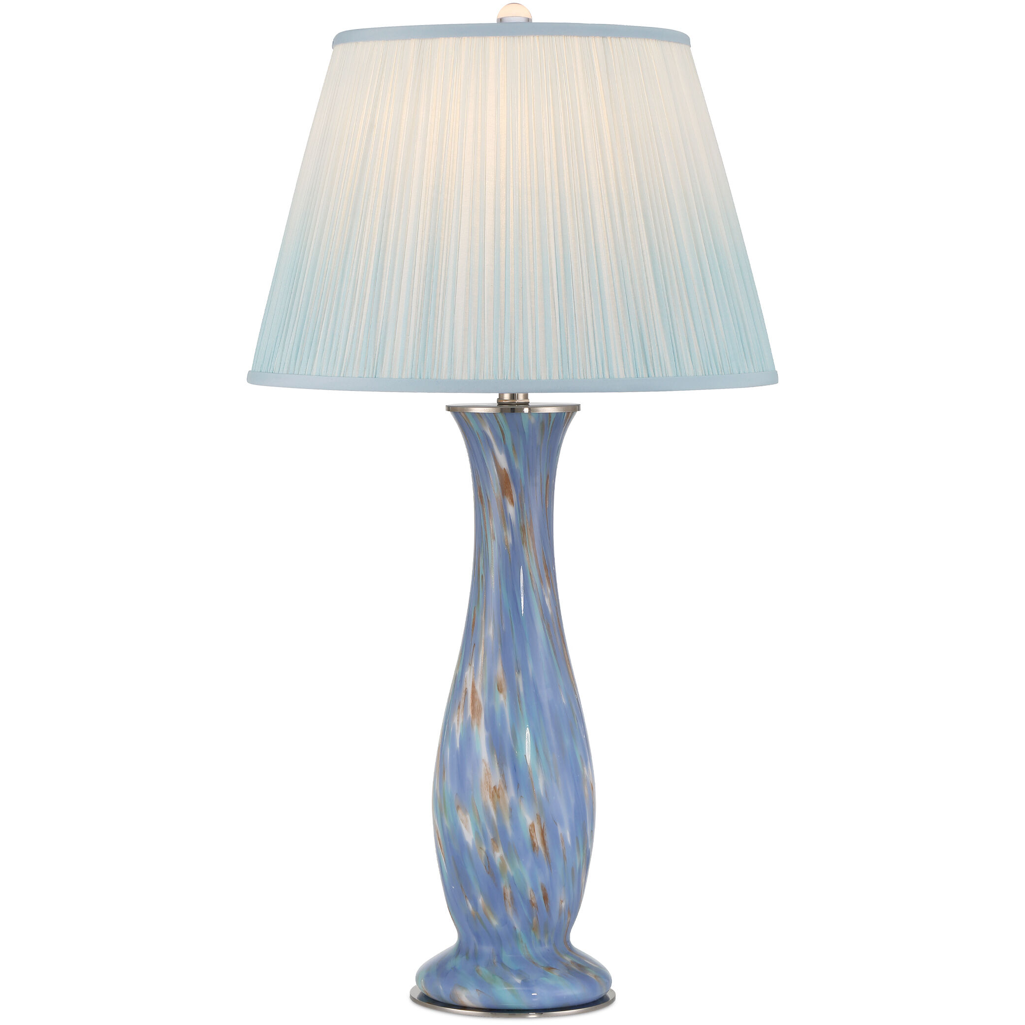 Lapis 31.5 inch 150.00 watt Blue/Pale Brown Table Lamp Portable Light