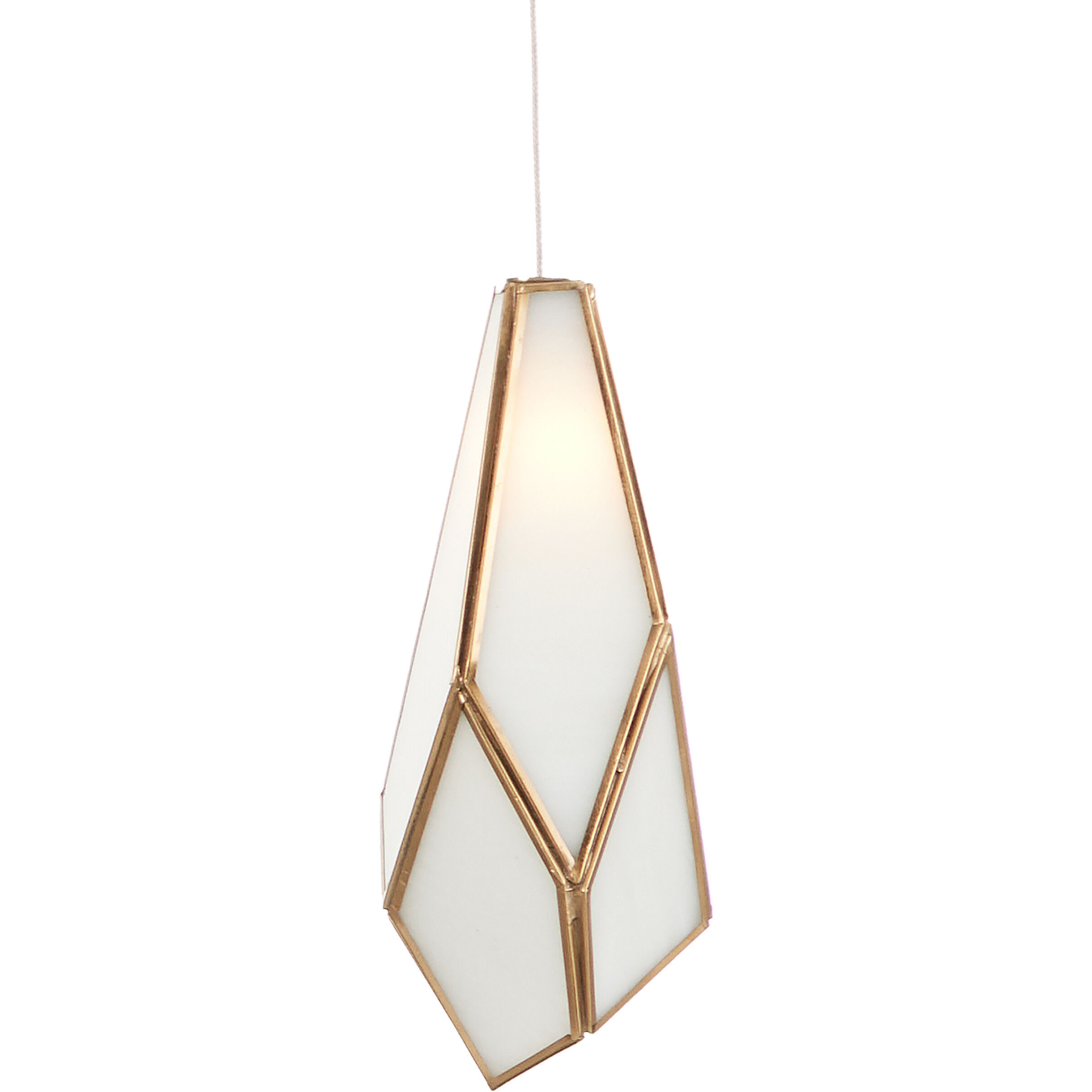 Glace 3 Light 9.5 inch White and Antique Brass with Silver Multi-Drop Pendant Ceiling Light