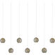 Giro Multi-Drop Linear Pendant Ceiling Light