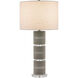Lofitt 29.75 inch 150.00 watt Gray/Clear Table Lamp Portable Light