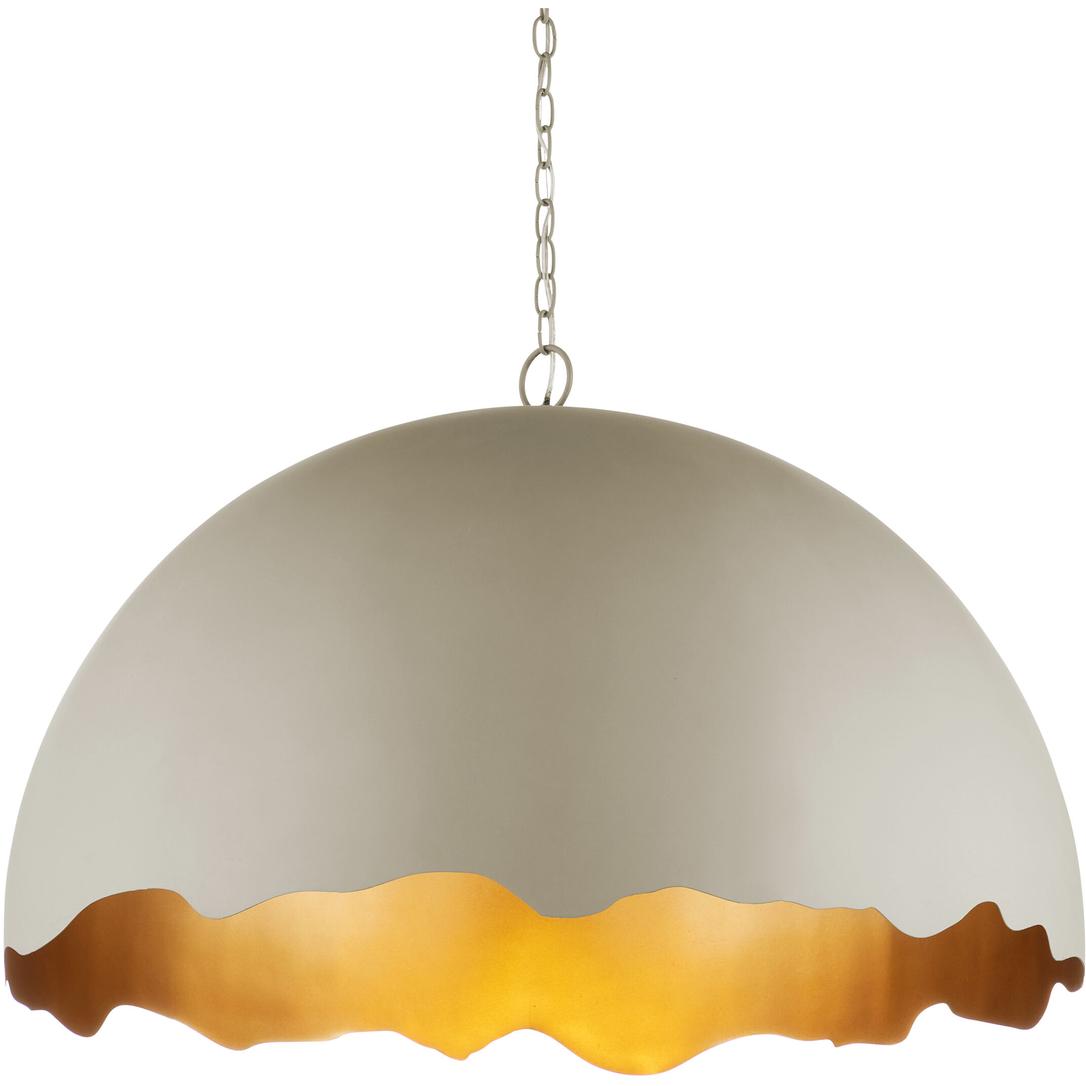 Tamago 1 Light 35.25 inch Smoky Olive/Contemporary Gold Pendant Ceiling Light, Hiroshi Koshitaka Collection