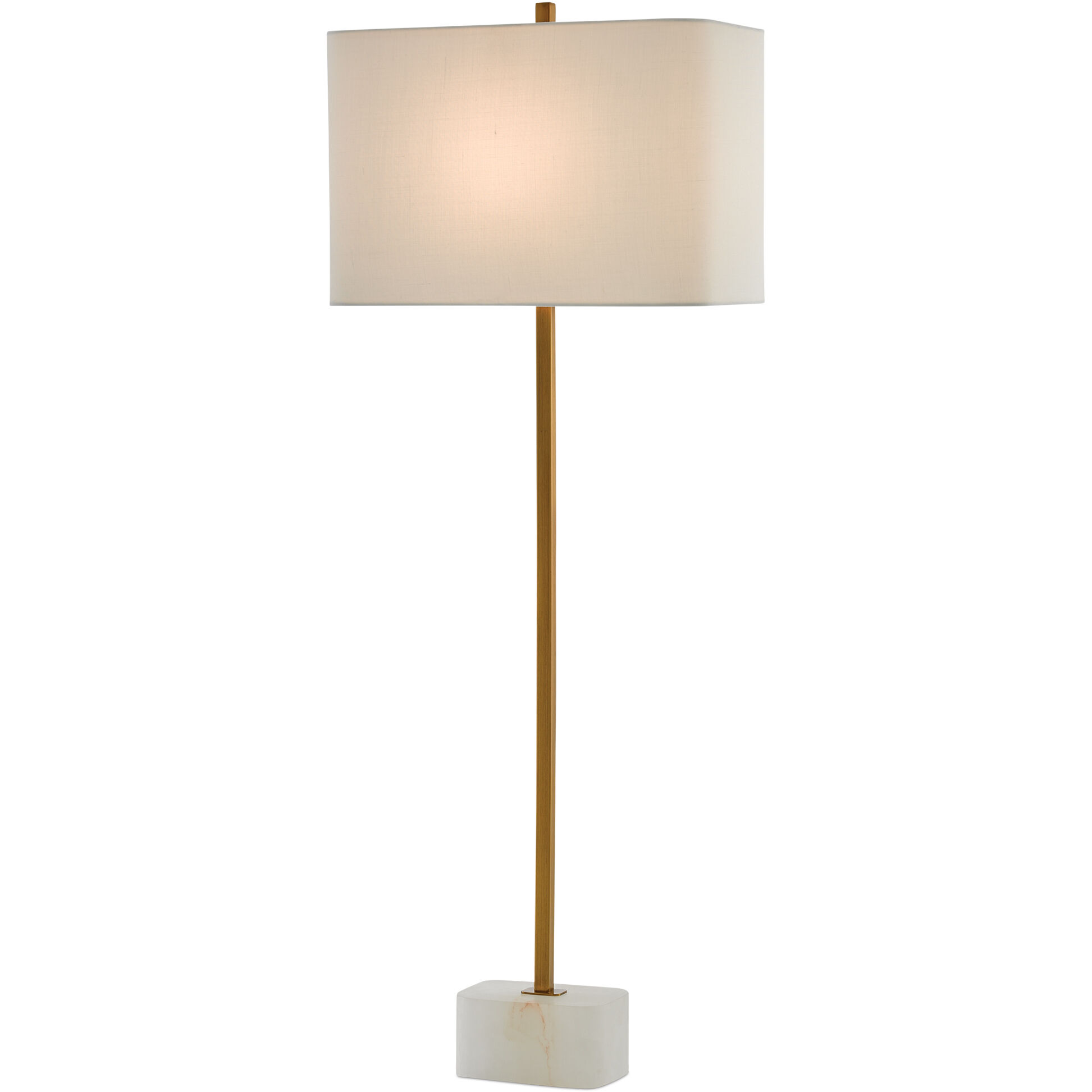 Felix 39.75 inch 100 watt Natural/Antique Brass Table Lamp Portable Light