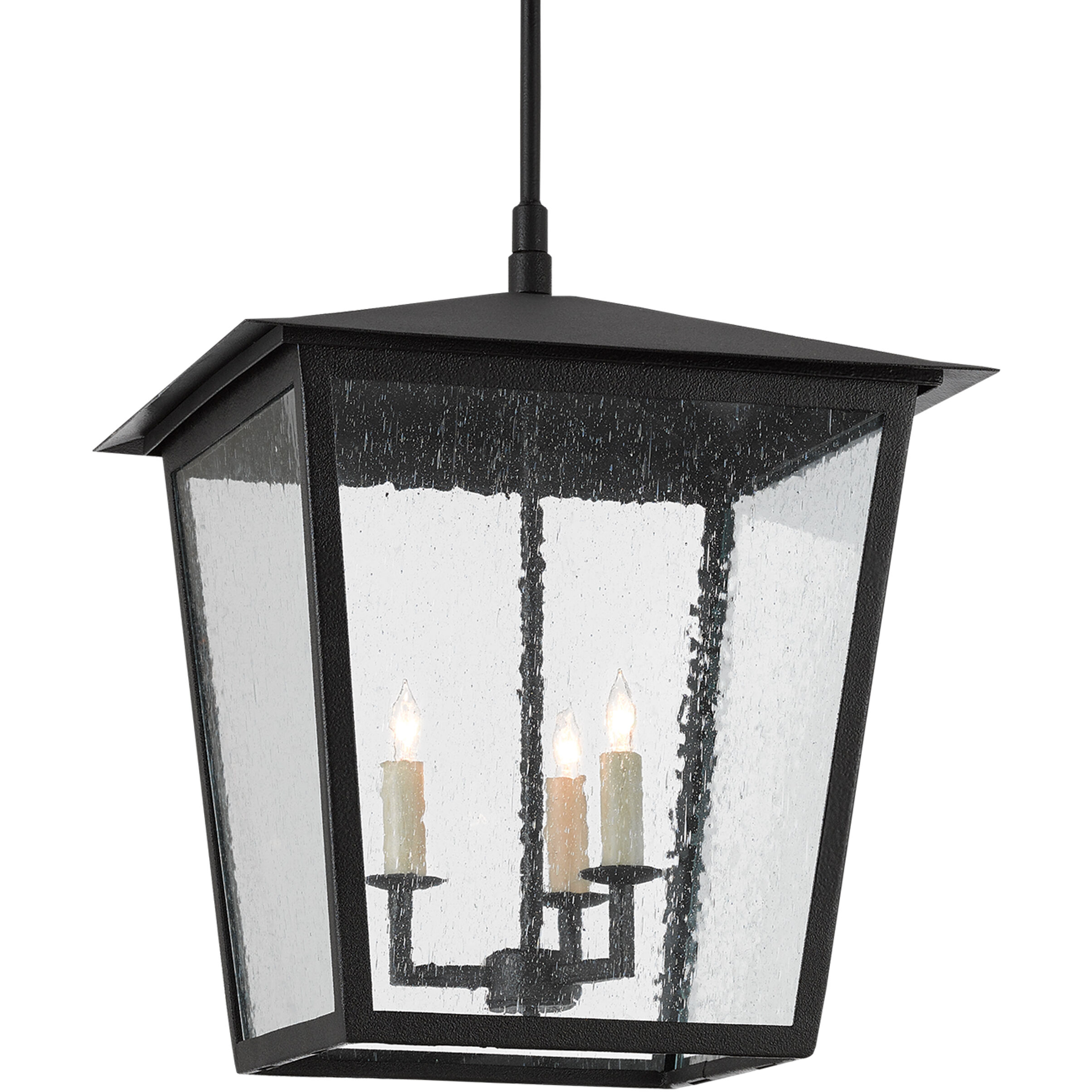 Bening 3 Light 16.75 inch Midnight Outdoor Hanging Lantern, Large