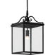 Giatti 1 Light 12.38 inch Midnight Outdoor Hanging Lantern, Small