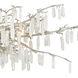 Forest Dawn 8 Light 60.25 inch Textured Silver Chandelier Ceiling Light, Aviva Stanoff Collection