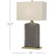 Musing 32.5 inch 150 watt Rustic Metallic Bronze Table Lamp Portable Light