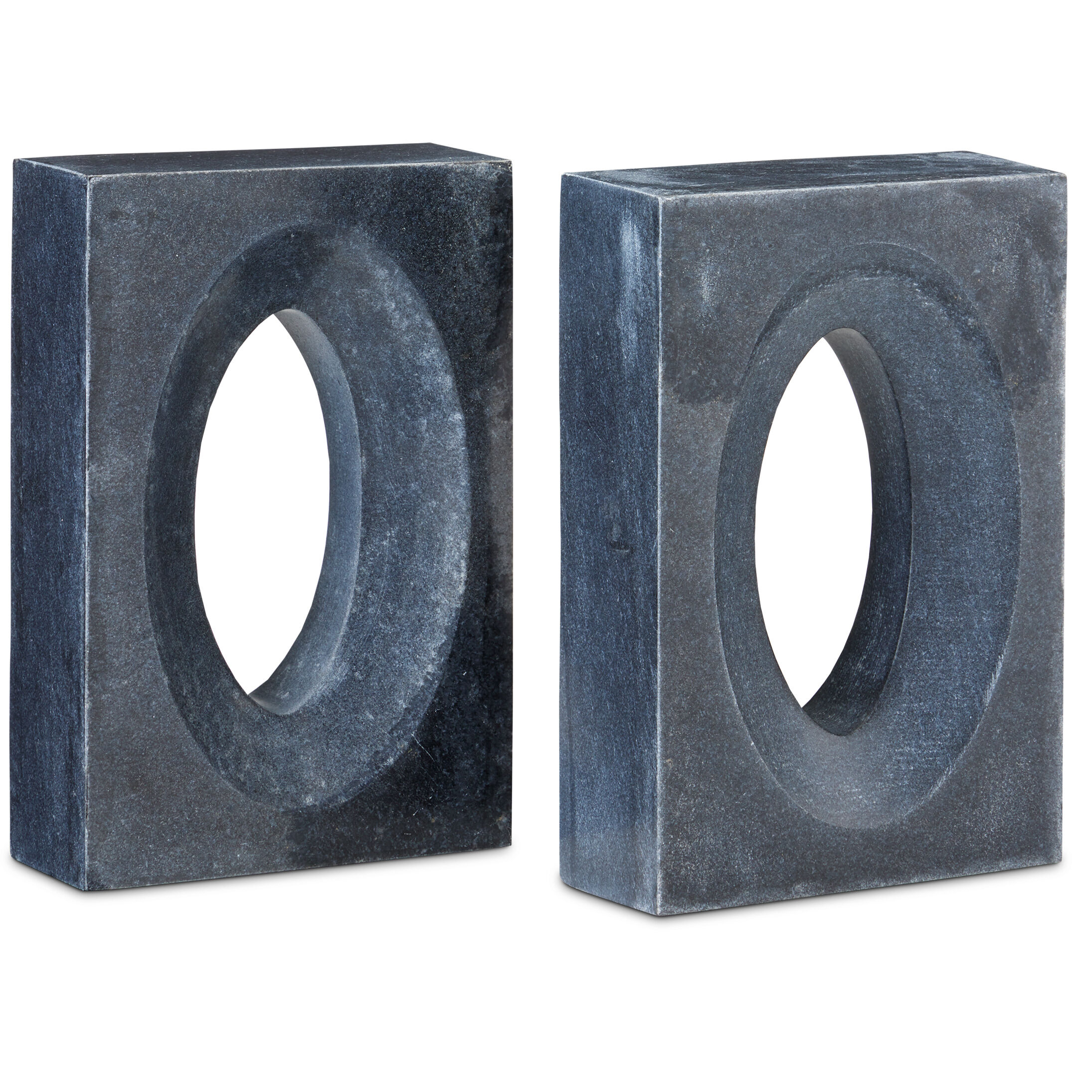 Demi 5.5 inch Black Bookends, Set of 2