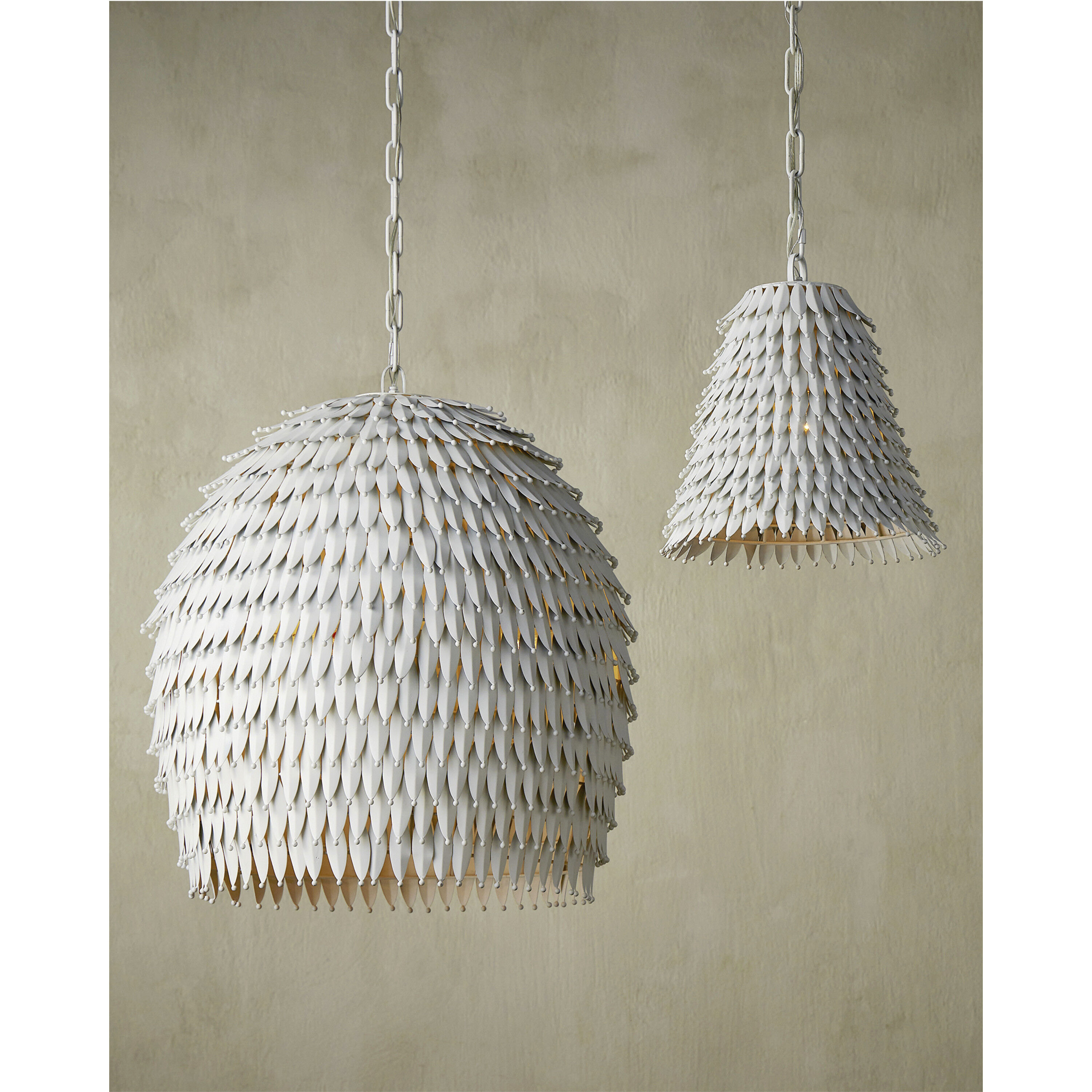 Overlay 3 Light 24 inch White Pendant Ceiling Light