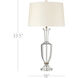 Classico 33.5 inch 150.00 watt Clear/Natural Brass Table Lamp Portable Light