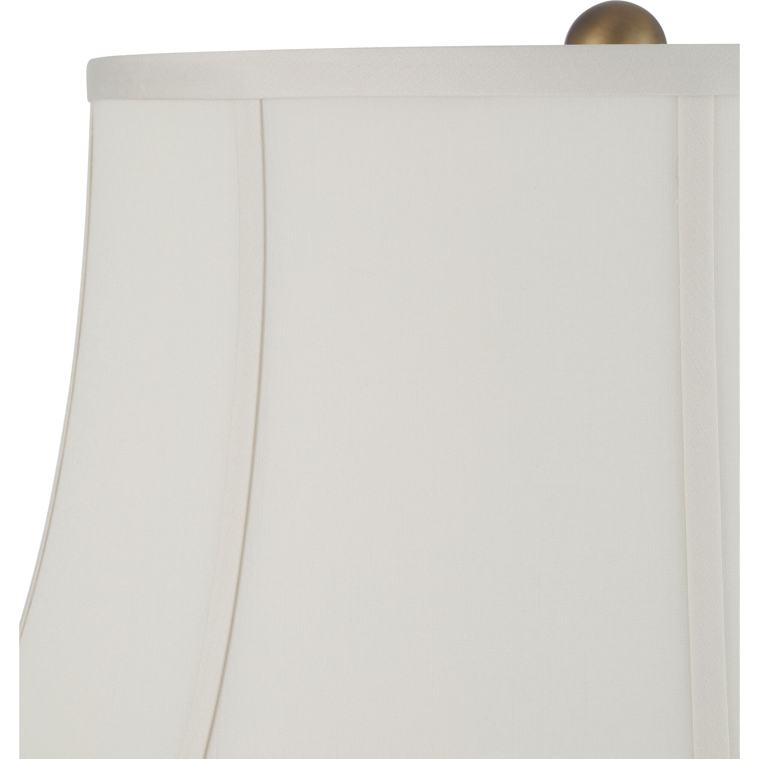 Attar 26 inch 150.00 watt White Table Lamp Portable Light