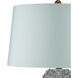 Jessamine 26 inch 150 watt Cloud Blue Table Lamp Portable Light