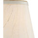 Marble Paper Cream and Gold Tapered Chandelier Shade