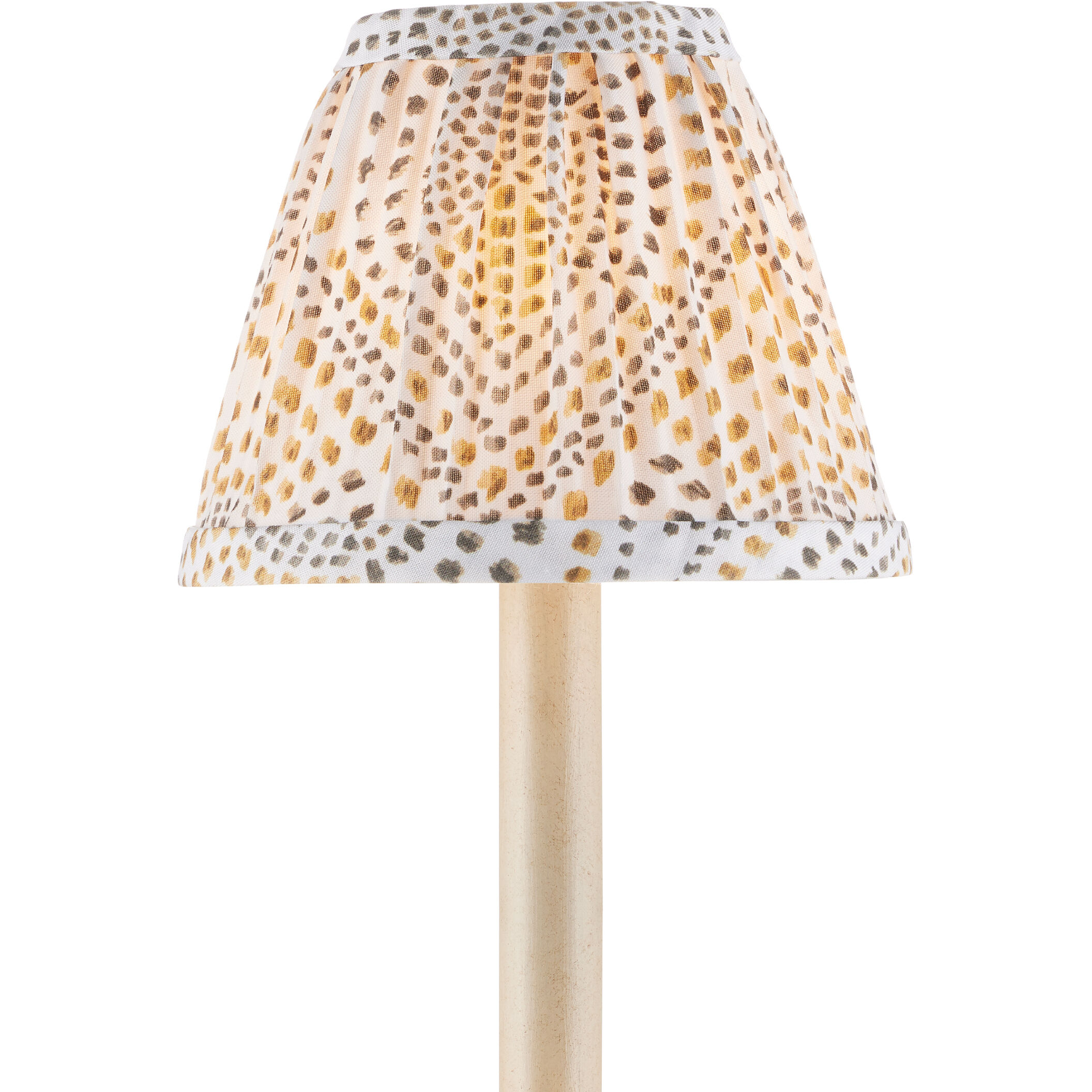 Lenore Gold/Brown/Ivory Tapered Chandelier Shade