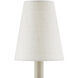 Grasscloth Light Natural Tapered Chandelier Shade