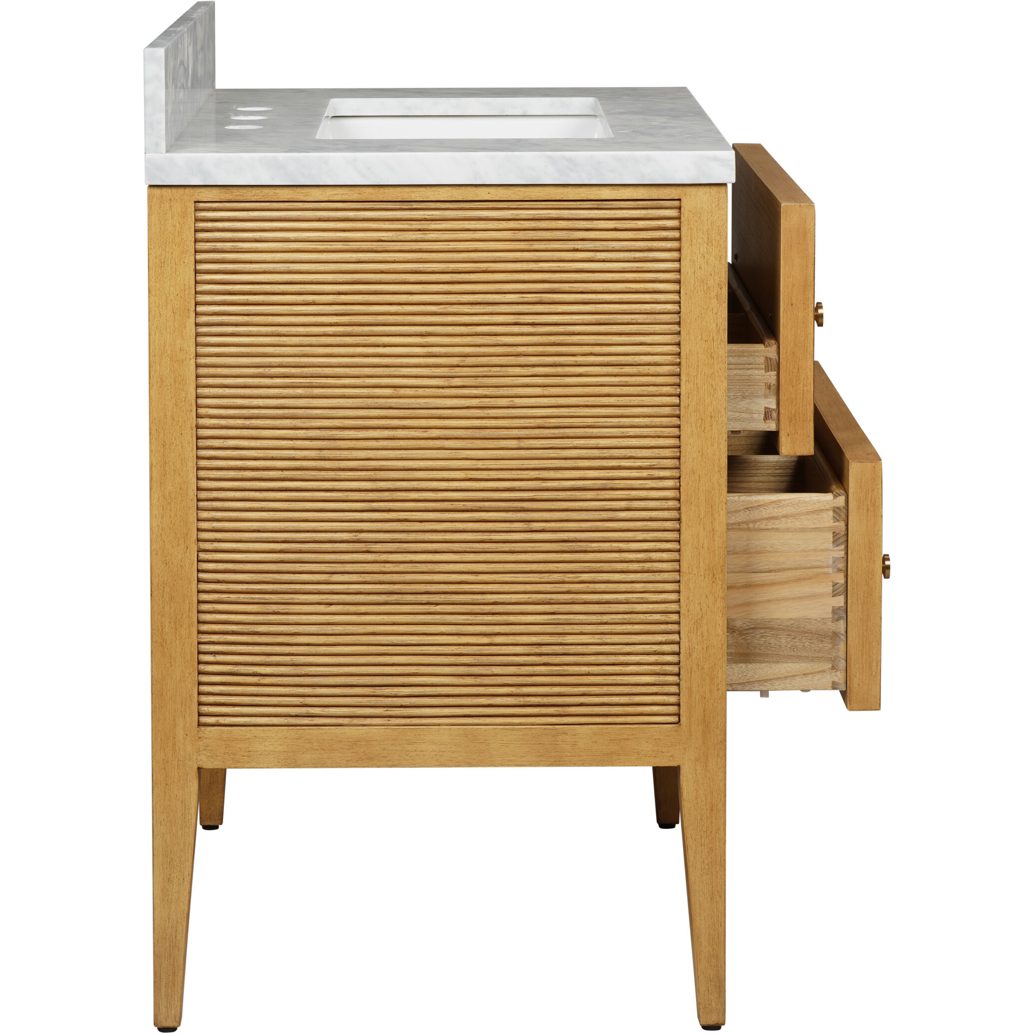 Santos 28 X 34 inch Sea Sand/Natural/White/Brushed Brass/Polished Nickel Vanity with Undermount Sink