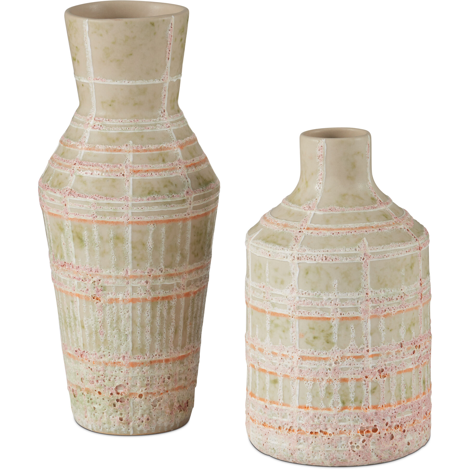 Riso 9.25 X 4 inch Vases, Set of 2