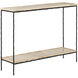 Boyles 42 inch Natural/Black Console Table