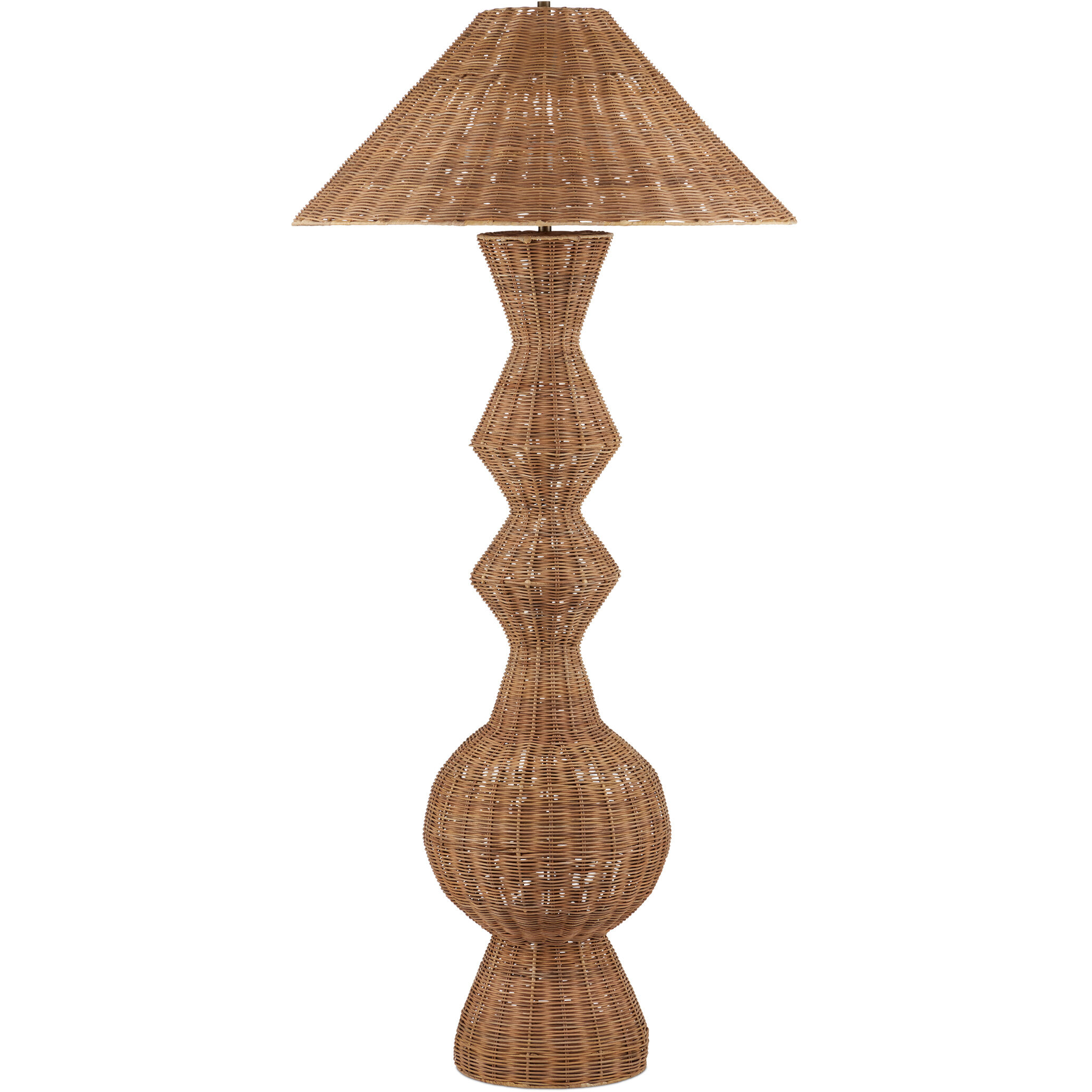 Nirvana 77 inch 60.00 watt Natural Floor Lamp Portable Light, Grande