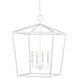 Denison 5 Light 32 inch Gesso White Chandelier Ceiling Light