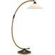 Lisbon 61.5 inch 150 watt Natural/Rattan/New Brass/Satin Black Floor Lamp Portable Light